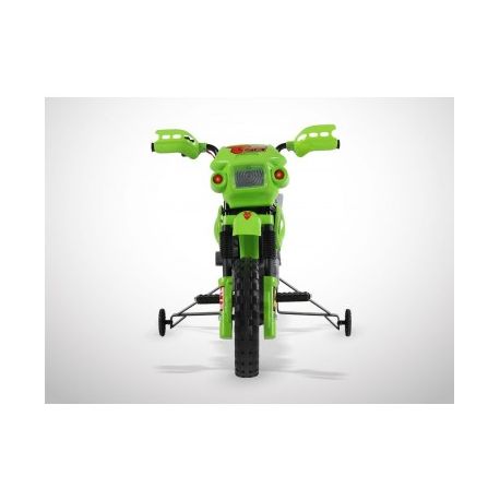 Moto Electrique Enfant KINGTOYS - Cobra 18W - Vert