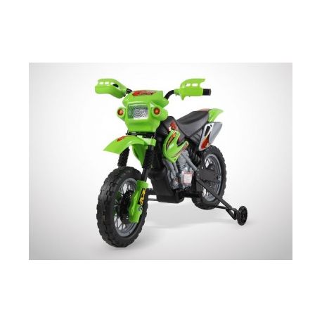 Moto Electrique Enfant KINGTOYS - Cobra 18W - Vert