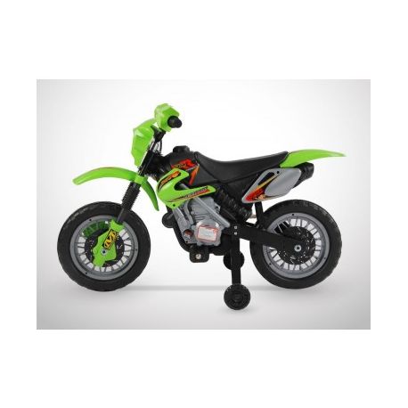 Moto Electrique Enfant KINGTOYS - Cobra 18W - Vert