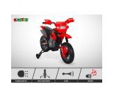 Moto Electrique Enfant KINGTOYS - Cobra 18W - Rouge