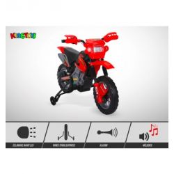 Moto Electrique Enfant KINGTOYS - Cobra 18W - Rouge