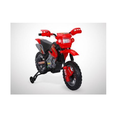 Moto Electrique Enfant KINGTOYS - Cobra 18W - Rouge