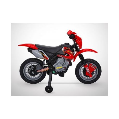 Moto Electrique Enfant KINGTOYS - Cobra 18W - Rouge