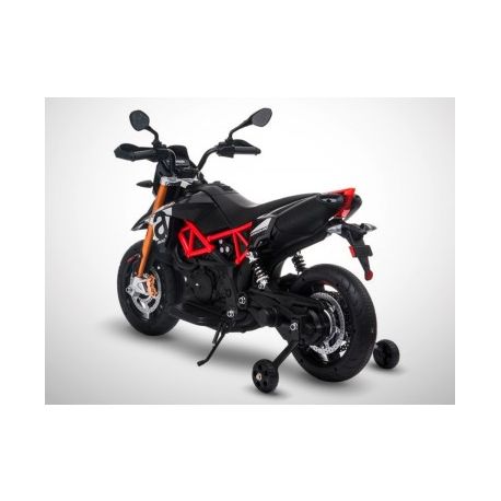 Moto Electrique Enfant KINGTOYS - Aprilia Dorsoduro 900 36W - Noir