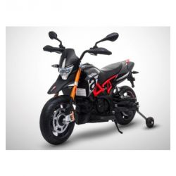 Moto Electrique Enfant KINGTOYS - Aprilia Dorsoduro 900 36W - Noir