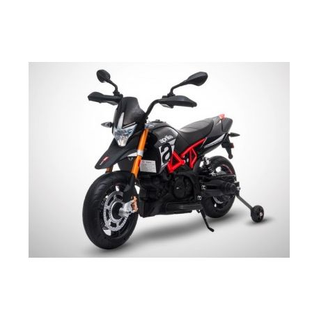 Moto Electrique Enfant KINGTOYS - Aprilia Dorsoduro 900 36W - Noir