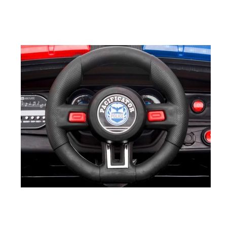 Voiture Electrique Enfant KINGTOYS Mustang 60W - Police