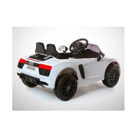 Voiture Electrique Enfant KINGTOYS Audi R8 Spyder 40W - Blanc