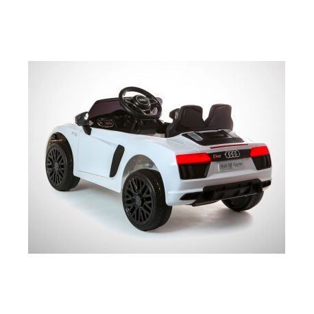 Voiture Electrique Enfant KINGTOYS Audi R8 Spyder 40W - Blanc