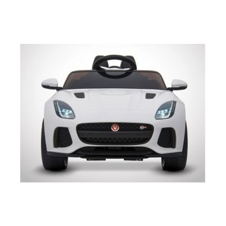 Voiture Electrique 2 Places Enfant KINGTOYS Jaguar F-TYPE SVR 50W - Blanc