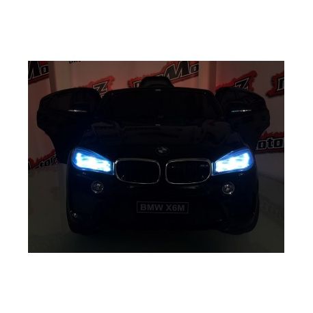  Voiture Electrique 1 Place Enfant KINGTOYS BMW X6M 70W - Noir