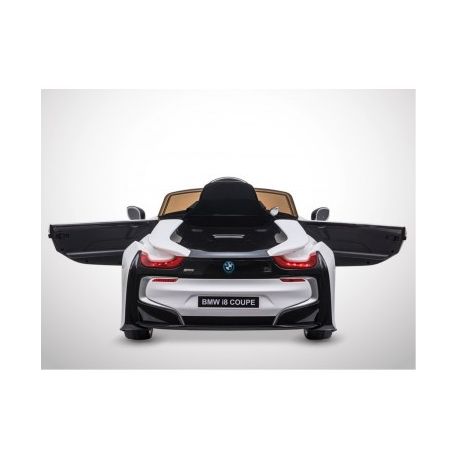 Voiture Electrique 1 Place Enfant KINGTOYS BMW I8 60W - Blanc