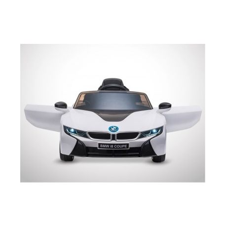 Voiture Electrique 1 Place Enfant KINGTOYS BMW I8 60W - Blanc