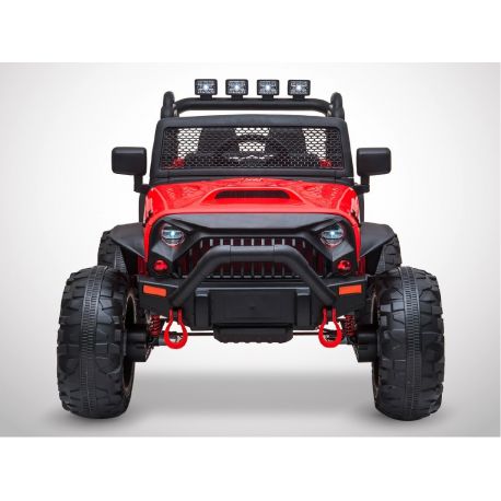 Voiture Electrique 2 Places Enfant 80W 4x4 Big Rock - Rouge