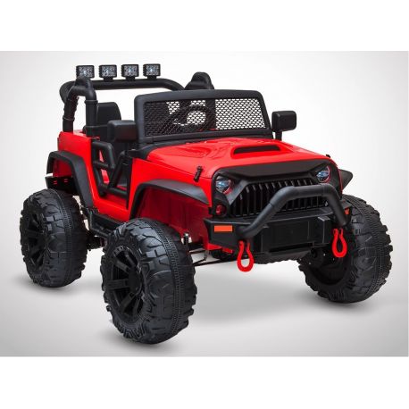 Voiture Electrique 2 Places Enfant 80W 4x4 Big Rock - Rouge