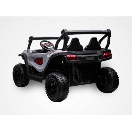 Buggy electrique 2 Places 140W Enfant 4x4 SSV - gris