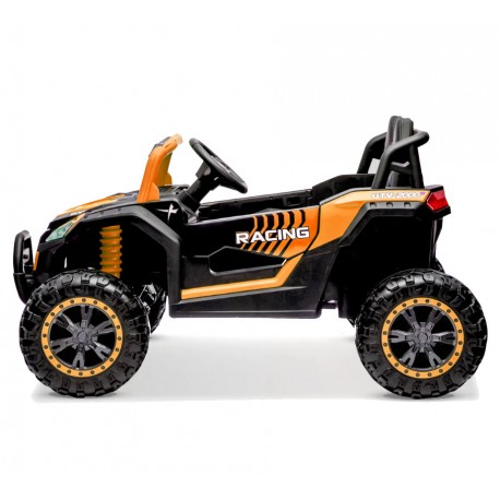 Buggy électrique enfant 1 Place + Télécommande 12V 4x25Watt  UTV-MX - Gold