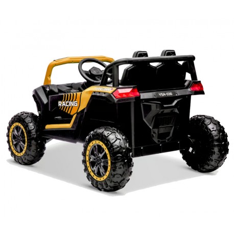 Buggy électrique enfant 1 Place + Télécommande 12V 4x25Watt  UTV-MX - Gold