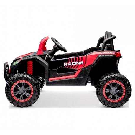 Buggy électrique enfant 1 Place + Télécommande 12V 4x25Watt  UTV-MX - Rouge