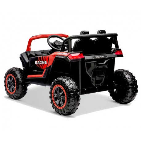 Buggy électrique enfant 1 Place + Télécommande 12V 4x25Watt  UTV-MX - Rouge