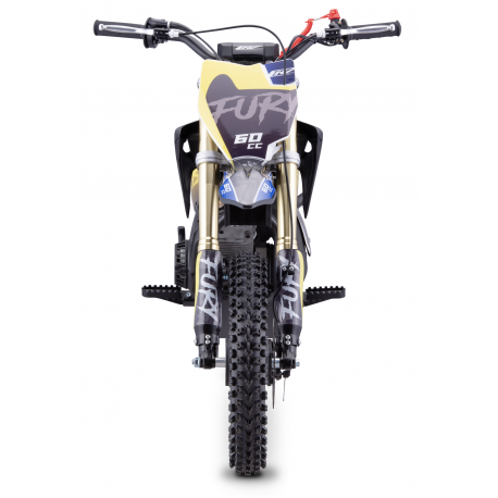 Pit Bike CRZ Fury 2 temps 10"/12" - 60cc - Jaune - 2024