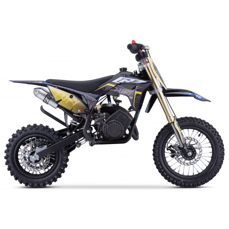 Pit Bike CRZ Fury 2 temps 10"/12" - 60cc - Jaune - 2024