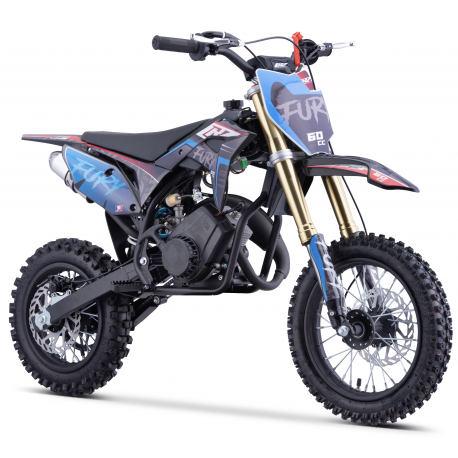 Pit Bike CRZ Fury 2 temps 10"/12" - 60cc - Bleu -  2024