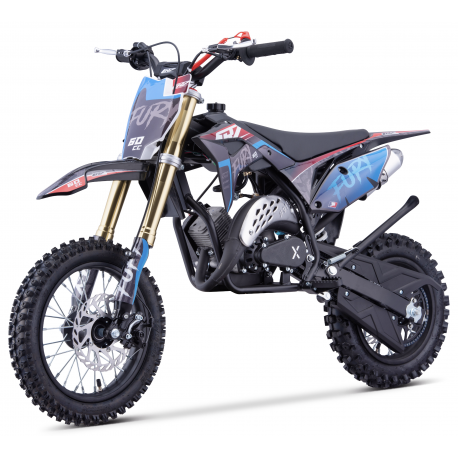 Pit Bike CRZ Fury 2 temps 10"/12" - 60cc - Bleu -  2024