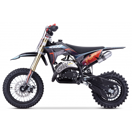 Pit Bike CRZ Fury 2 temps 10"/12" - 60cc - Rouge - 2024