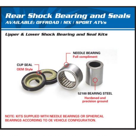 ALL BALLS Upper/Lower Shock Bearing Kit KTM SX65