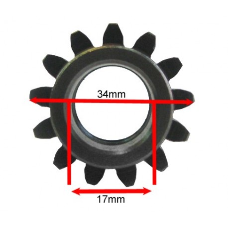 Pignon noix d'embrayage YX mesure pignon Dirt Bike