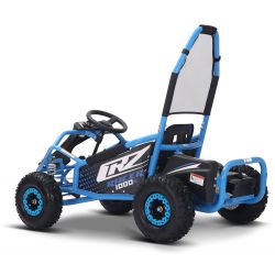 Karting Go Kart électrique - CRZ 1000W Racer - Bleu