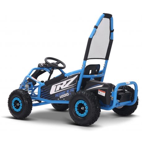 Karting Go Kart elettrico - CRZ 1000W Racer - Blu