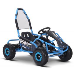 Karting Go Kart elettrico - CRZ 1000W Racer - Blu