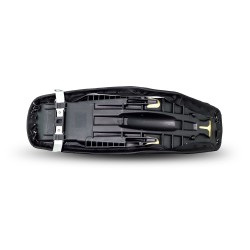 Selle noire Dirt Bike - Double attaches postérieur