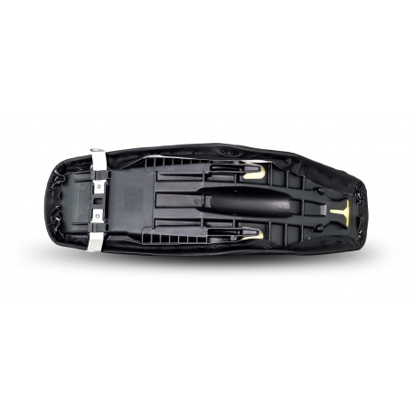 Selle noire Dirt Bike - Double attaches postérieur