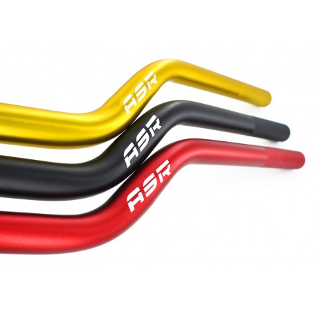 Guidon racing alu sans barre Rouge