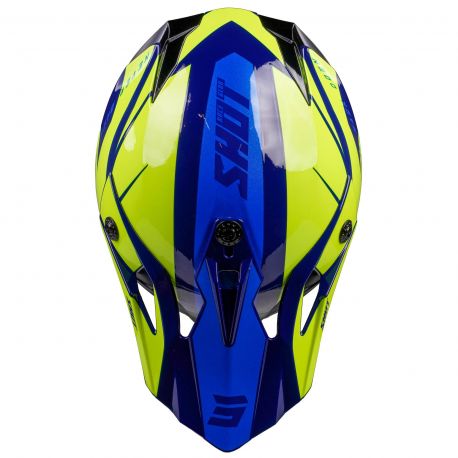 Casque SHOT Pulse Revenge - Bleu / Orange / Jaune (2022)