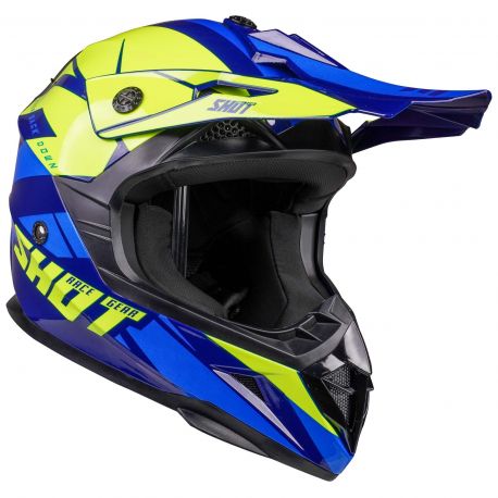 Casque SHOT Pulse Revenge - Bleu / Orange / Jaune (2022)