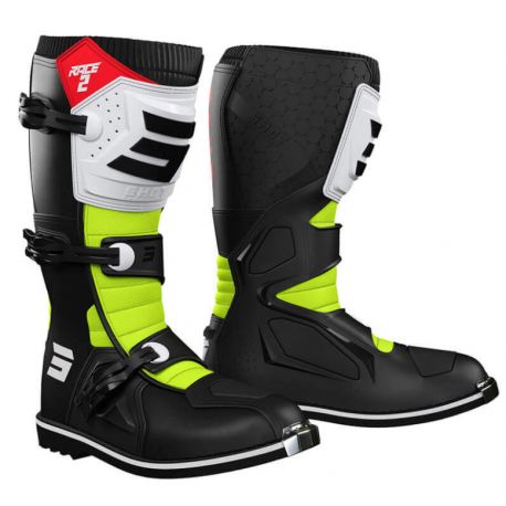 Bottes SHOT X10 2.0 Black/Neon