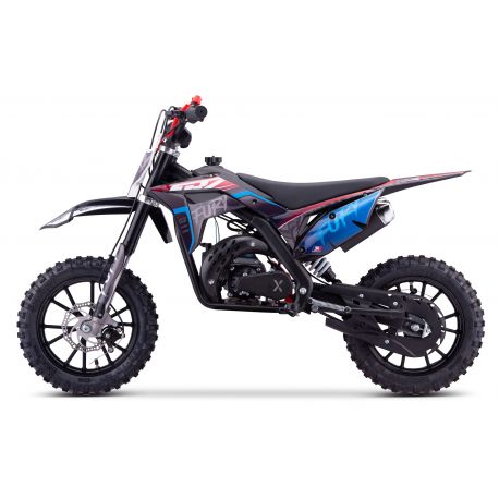 Pocket Bike CRZ Fury Double Pot 49cc 2T 10"/12" - Bleu (2024)