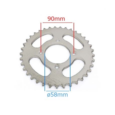 Couronne Ø52mm - 420 - 37 dents