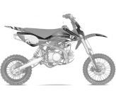 Kit déco R-Shot - CRF70 - Gris