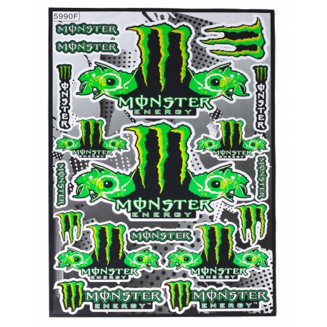 Planche de sticker - Monster Energy