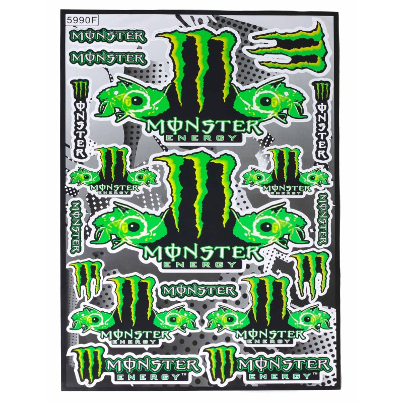 Planche de sticker - Monster Energy