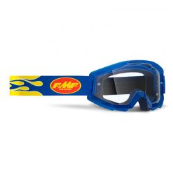 Masque Cross FMF Powercore Ecran Transparent - Flame Navy