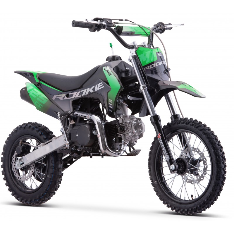 Dirt Bike Mini MX Rookie 125cc - 12"/14" - Verde (2024)