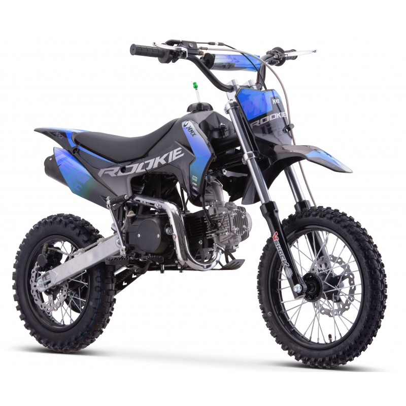 Dirt Bike Mini MX Rookie 125cc - 12"/14" - Bleu (2024)