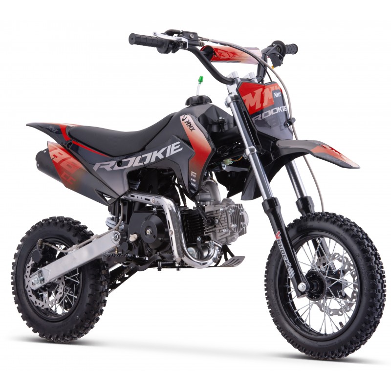 Dirt Bike Rookie 88cc automatique - 10"/12" - Rouge (2024)