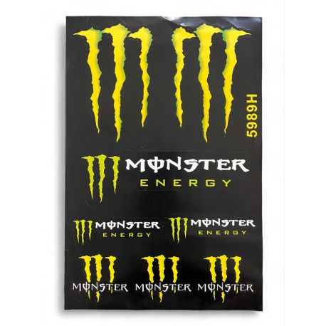 Planche de stickers - Monster Energy